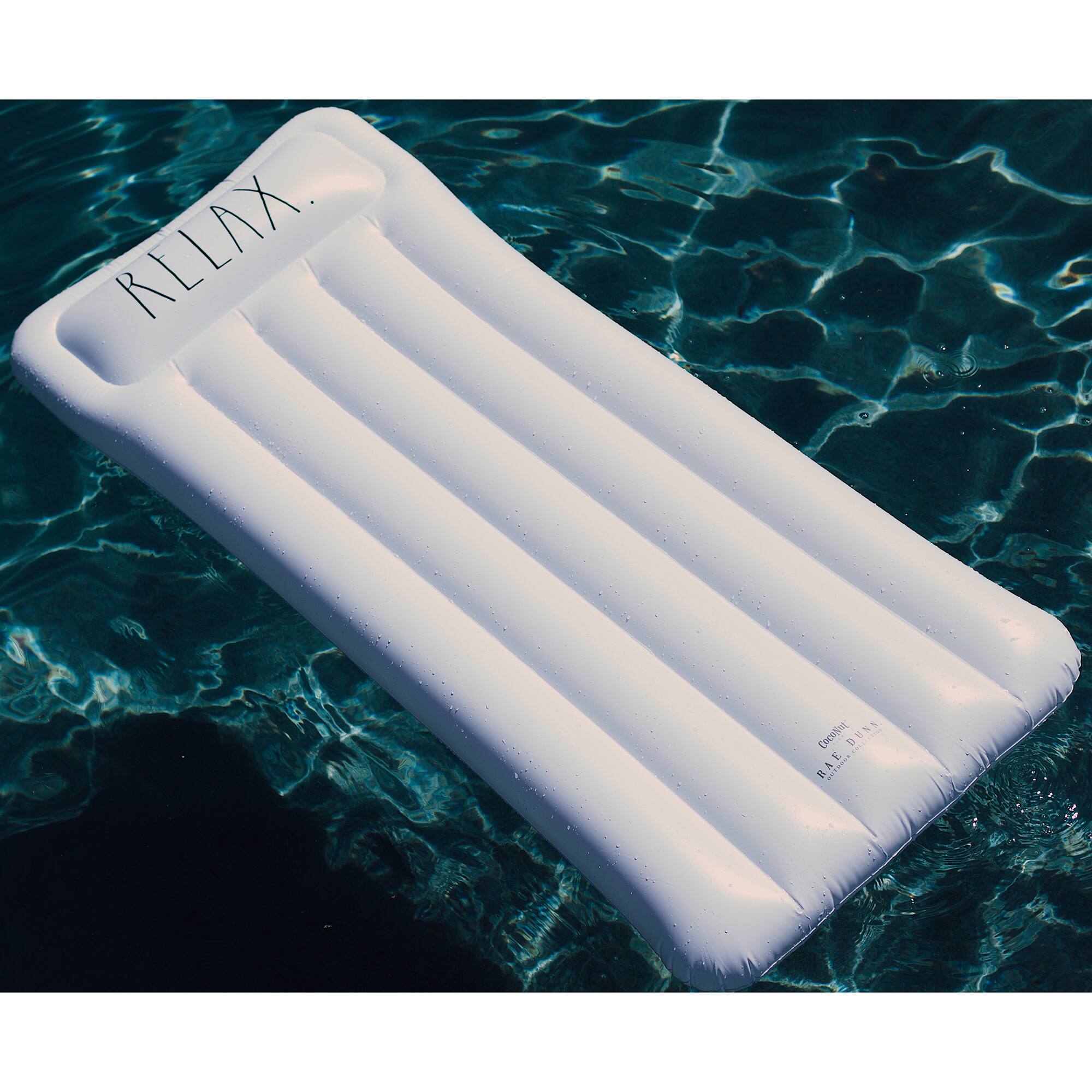 Rae Dunn 6ft. Relax Lounger Pool Float